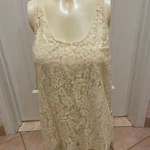 Joie womens lace tank top Small